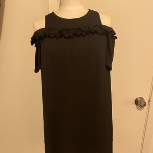 Lauren Conrad black dress with cutout shoulders